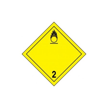 Accuform TDG PLACARD CLASS 2 273MM X 273MM TCP208VS25 TCP208VS25